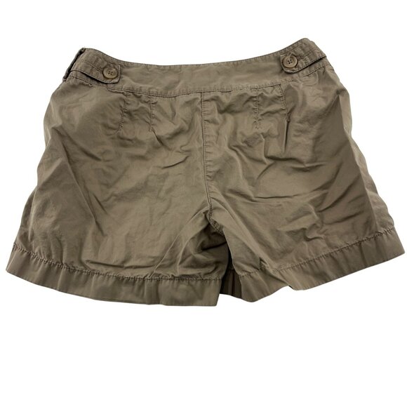 Ann Taylor Loft Womens Khaki Shorts Size 6 Cotton - Picture 5 of 5